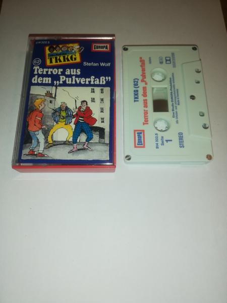 TKKG Folge 62 Terror aus dem "Pulverfaß" 5-fach Silber geschraubt Weiß Blau Rot 514322.5 Europa